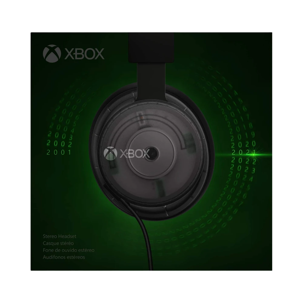 Microsoft Xbox 20th Anniversary Special Edition Stereo Gaming Over-the-Ear Headset (Classic Black) — Being Shipped