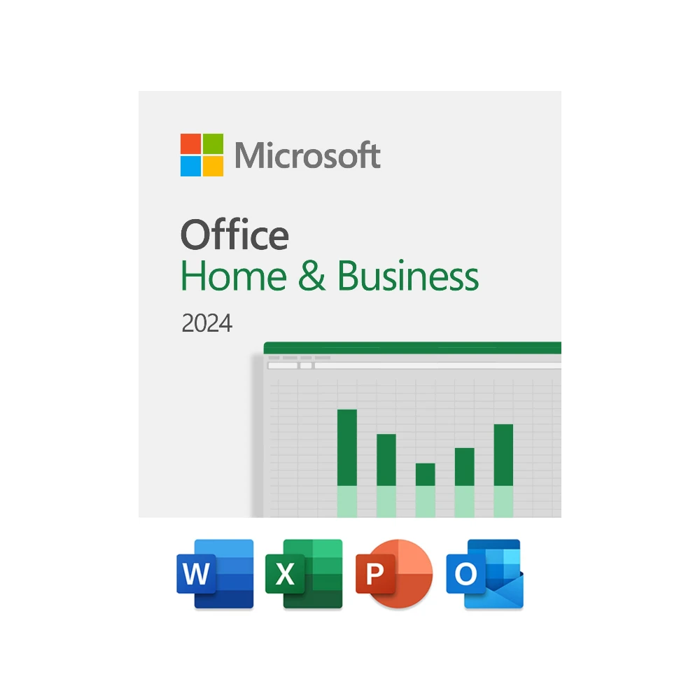 Microsoft Office Home & Business 2024 (1-User License, Product Key Code) — Being Shipped