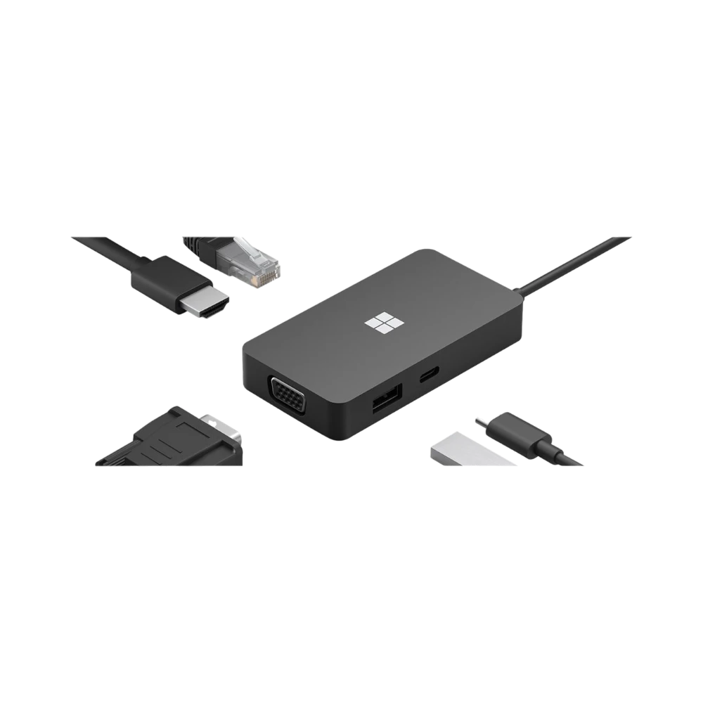 Microsoft USB-C Travel Hub Docking Station (USB-C / VGA / HDMI / 1GbE) — Being Shipped