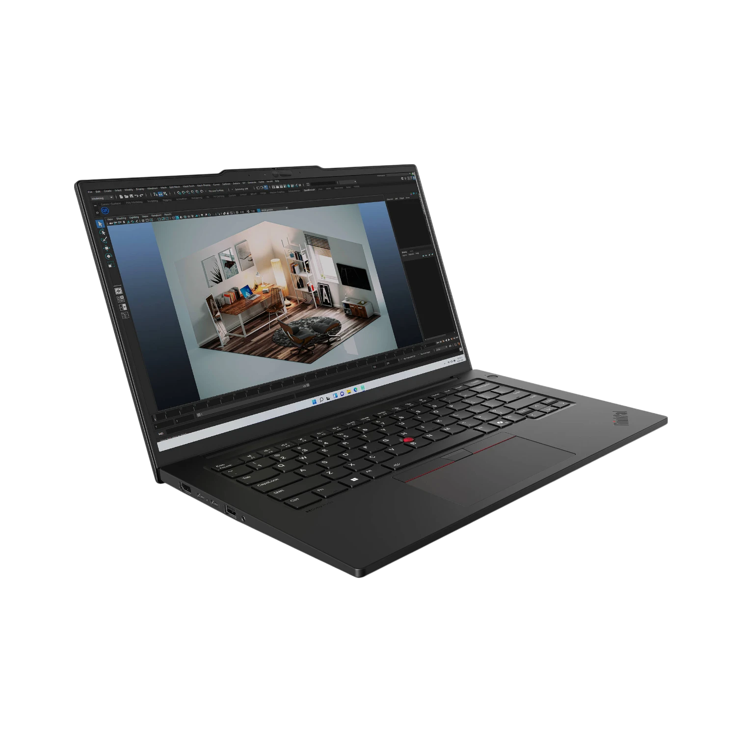 Lenovo ThinkPad P14s Gen 5 14.5" Laptop, Intel Core Ultra 7 155H, NVIDIA RTX 500, 16GB DDR5 RAM, 512GB SSD (Black) — Being Shipped