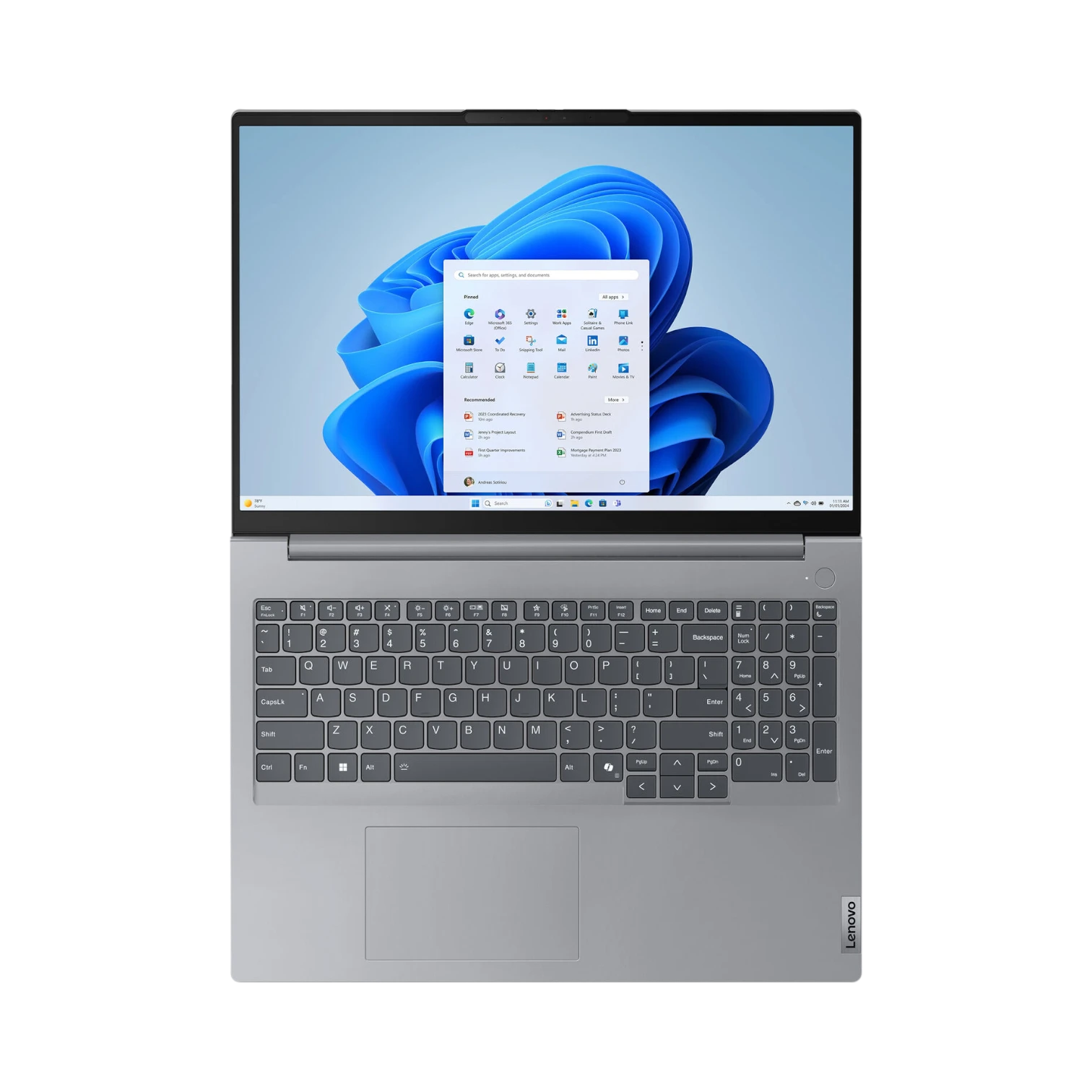 Lenovo ThinkBook 16 G7 IML 16" Multi-Touch Laptop, Intel Core Ultra 7 155U, 16GB DDR5, 512GB SSD — Being Shipped