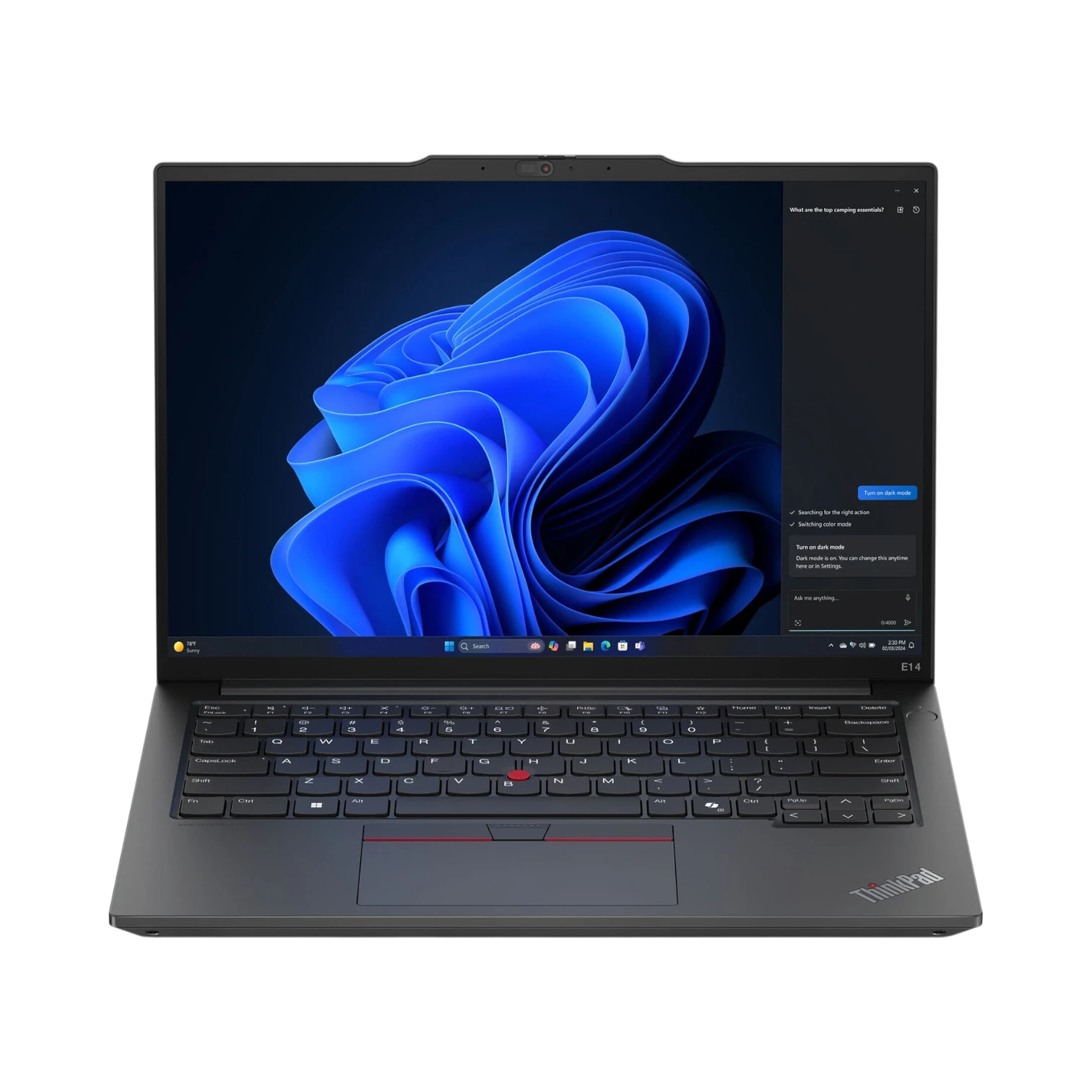 Lenovo ThinkPad E14 Gen 6 14" Laptop, Intel Core Ultra 5 125U, 16GB DDR5 RAM, 256GB SSD (Graphite Black) — Being Shipped