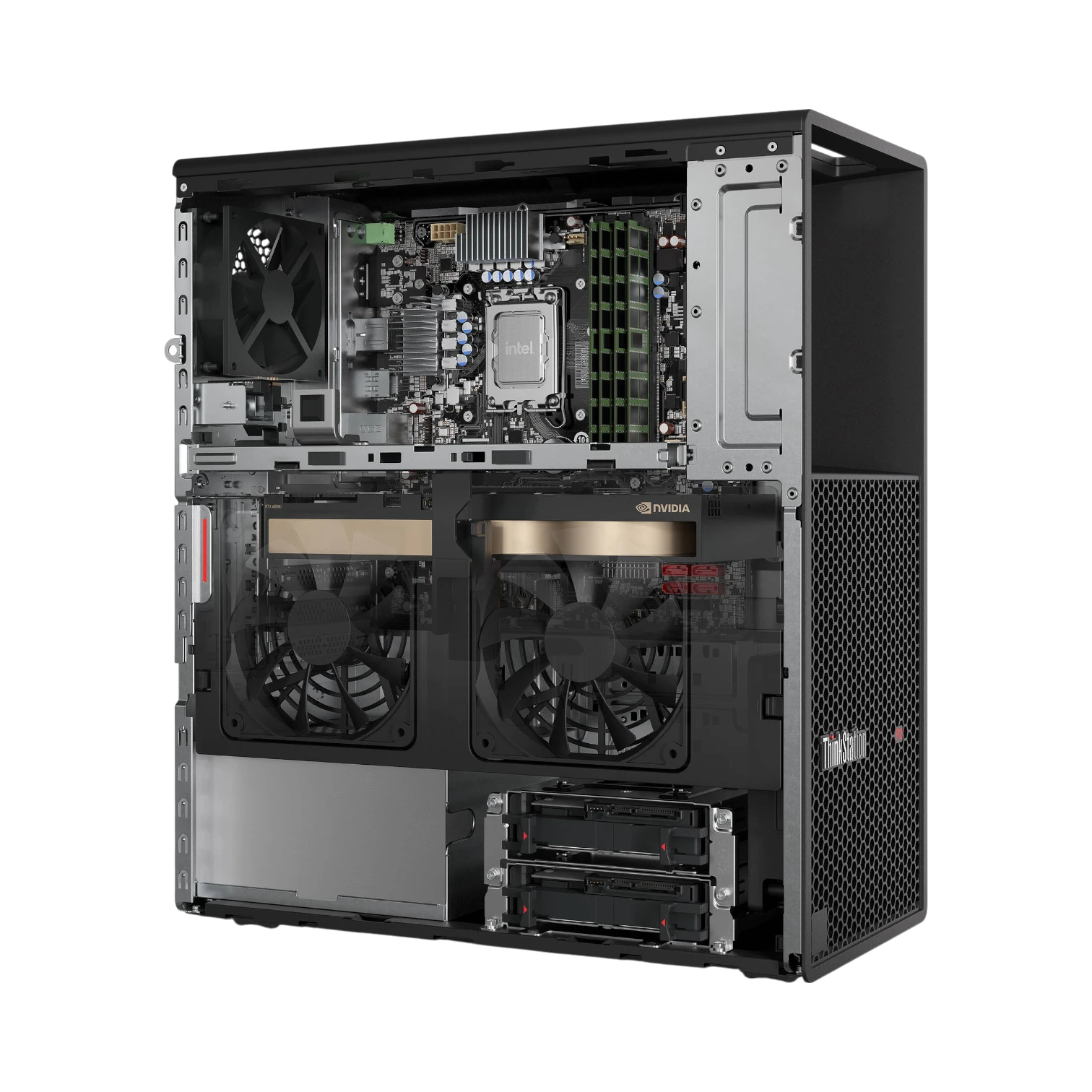 Lenovo ThinkStation P3 Tower Desktop Workstation Intel Core i7-14700, 16GB DDR5 RAM, 512GB SSD — Being Shipped