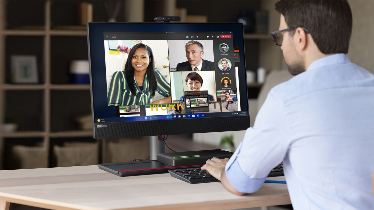 Lenovo ThinkCentre M90a Gen 5 23.8" Multi-Touch All-in-One Desktop Computer Intel Core i5-14500, 16GB DDR5 RAM, 256GB SSD — Being Shipped