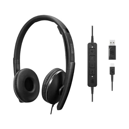 Lenovo ANC Gen2 Active Noise Cancellation Wired Headset — Being Shipped