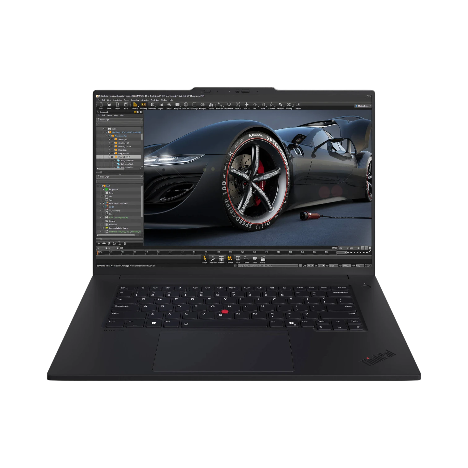 Lenovo ThinkPad P1 Gen 7 16" Mobile Workstation, Intel Core Ultra 9 185H, 32GB RAM, 1TB SSD (Black) — Being Shipped