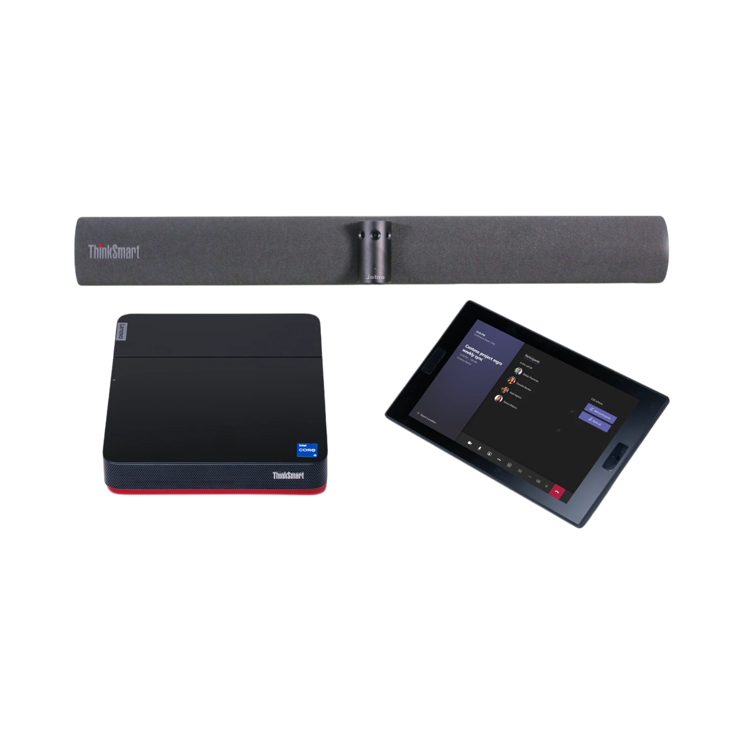 Lenovo ThinkSmart Core Full Room Kit + Bar 180 for Microsoft Teams Rooms (Windows 11 IoT) — Being Shipped