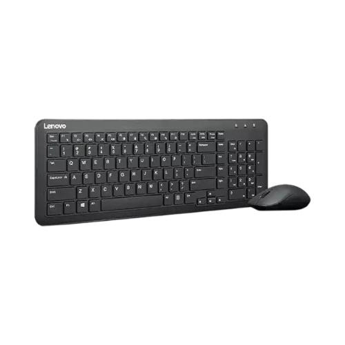 Lenovo 300 Wireless Keyboard & Mouse Combo (Black) — Being Shipped