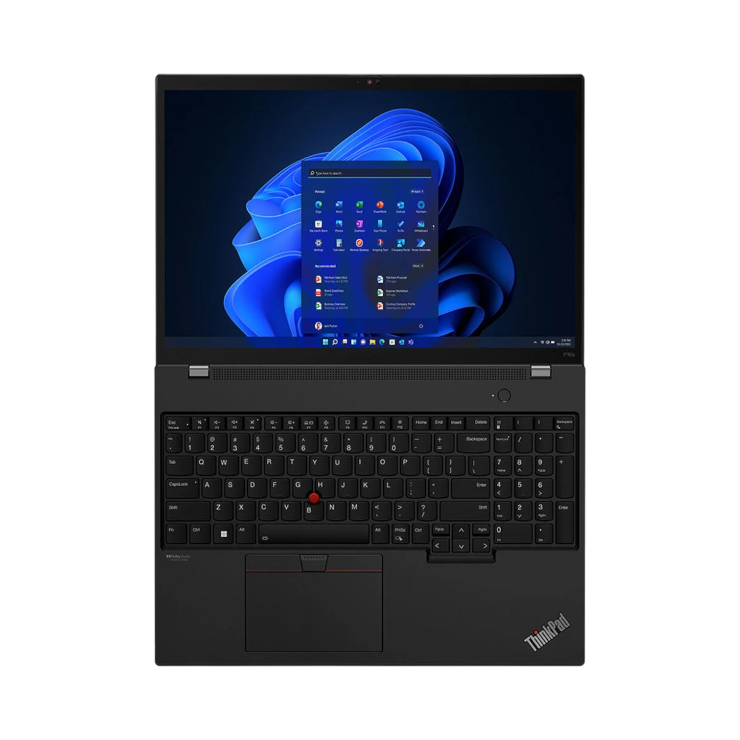 Lenovo ThinkPad P16s Gen 2 16" Notebook, Intel Core i5-1340P, 16GB DDR5 RAM, 512GB SSD (Black) — Being Shipped