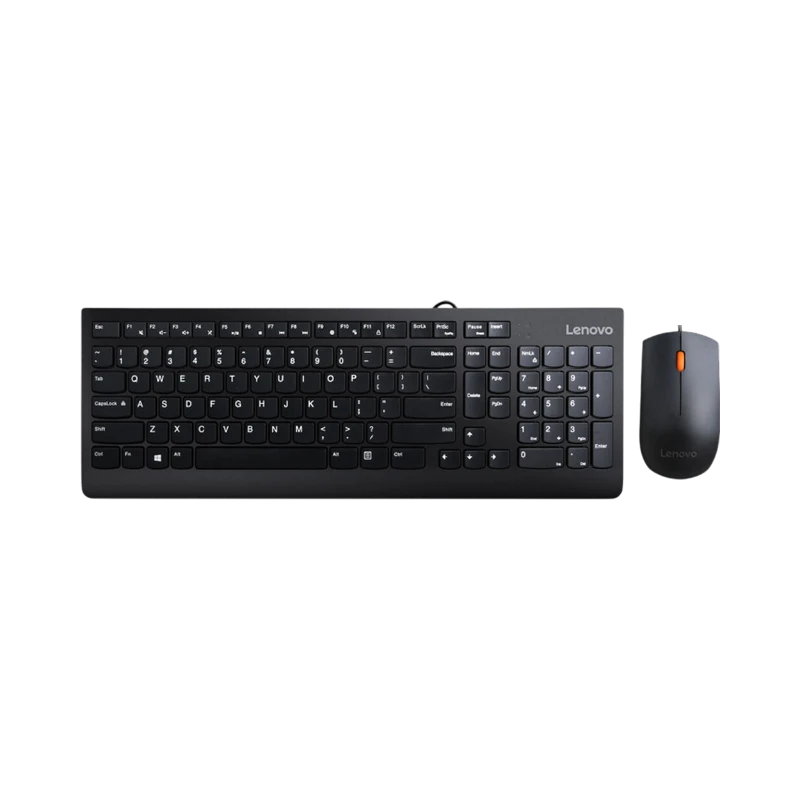 Lenovo 300 USB Keyboard and Mouse Combo (Black) — Being Shipped