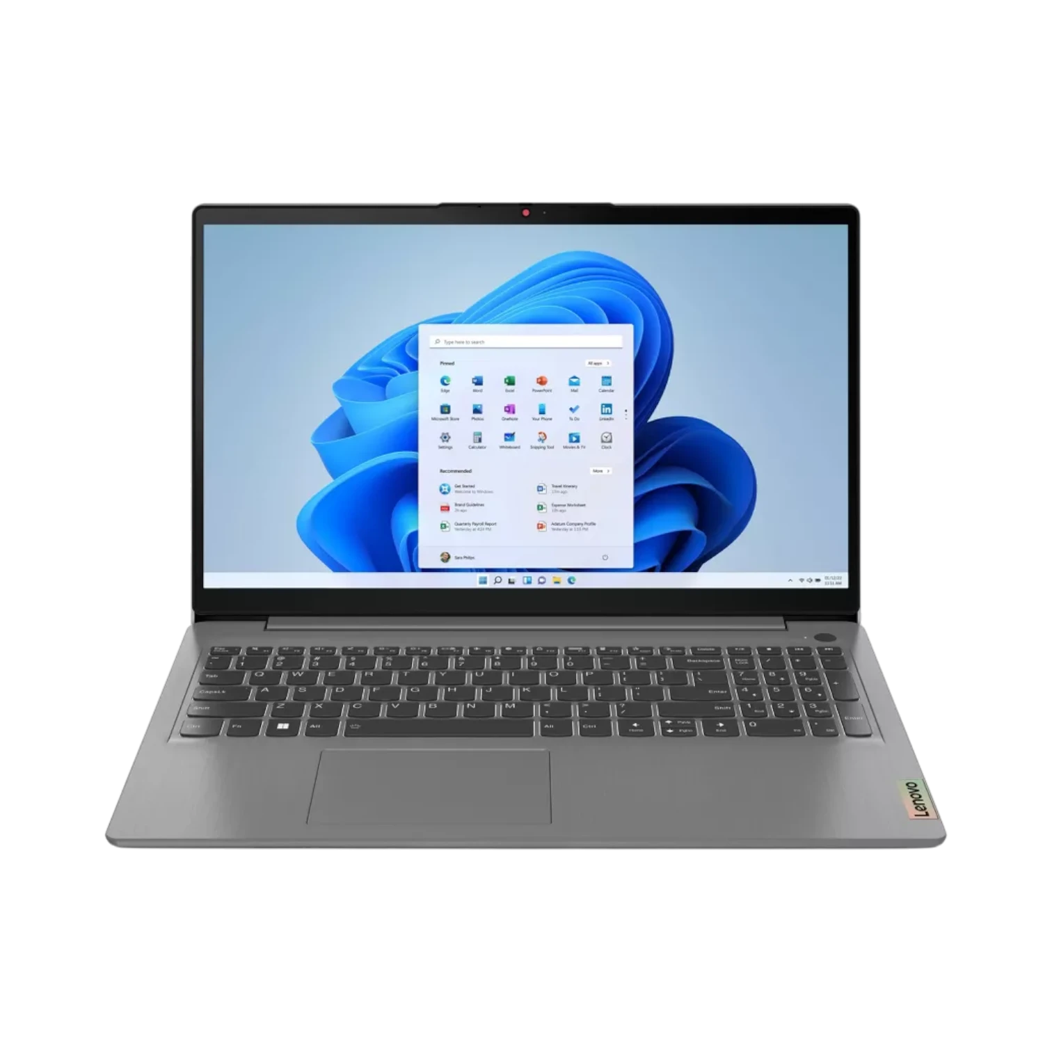 Lenovo IdeaPad 3 15IAU7 15.6" Laptop, Intel Core i7-1255U, 8GB RAM, 512GB SSD (Arctic Grey) — Being Shipped