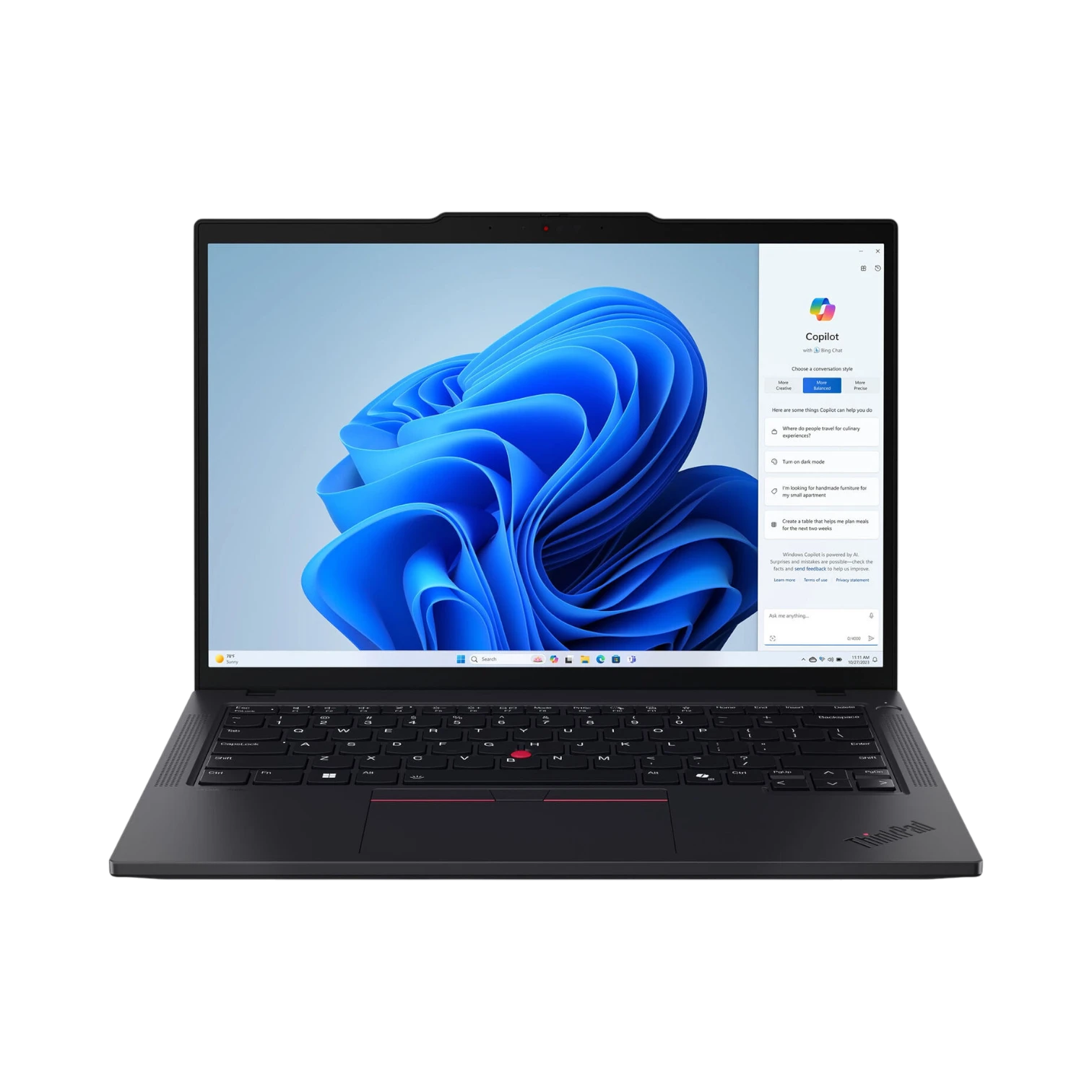 Lenovo ThinkPad T14 Gen 5 14" Multi-Touch Laptop, Intel Core Ultra 5 135U, 32GB DDR5 RAM, 512GB SSD (Black) — Being Shipped