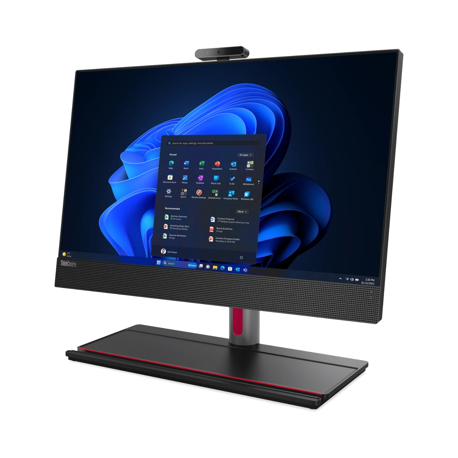 Lenovo ThinkCentre M90a Gen 5 23.8" All-in-One Desktop Computer Intel Core i5-14500, 16GB RAM, 256GB SSD — Being Shipped