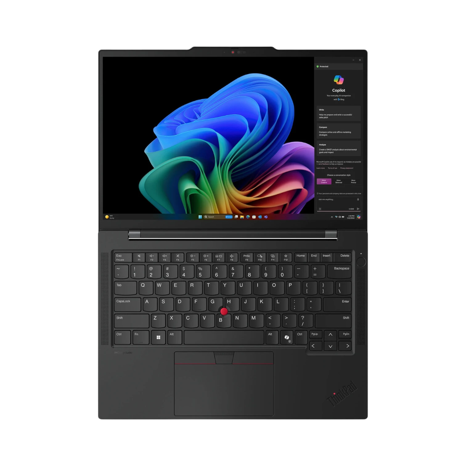 Lenovo ThinkPad T14s Gen 6 Copilot+ 14" Laptop, Qualcomm Snapdragon X Elite, 32GB RAM, 1TB SSD (Eclipse Black) — Being Shipped