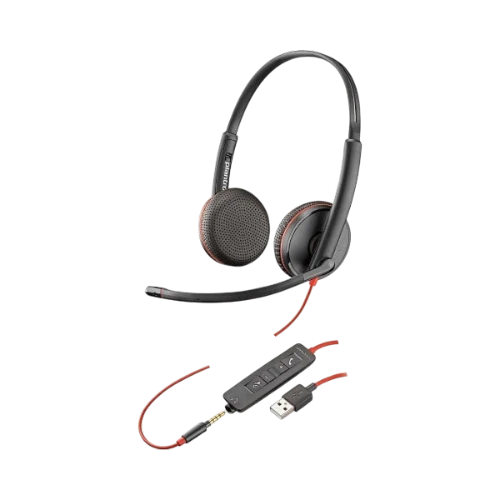 Poly Blackwire C3225 Stereo 3.5mm Headset — Being Shipped