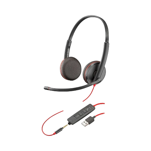 Poly Blackwire 3225 Stereo USB-A TAA Headset — Being Shipped