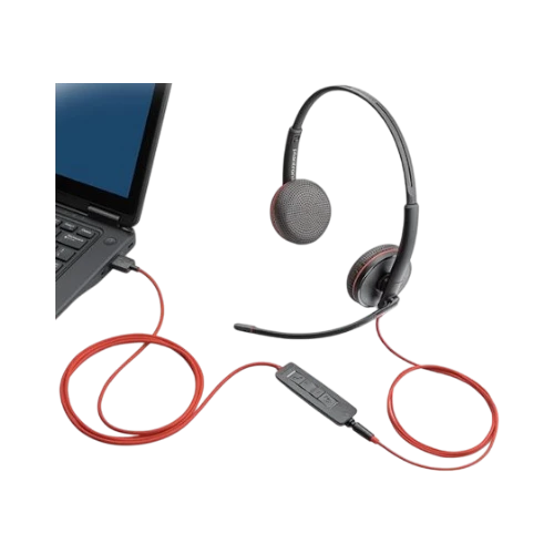 Poly Blackwire 3225 Stereo USB-A TAA Headset — Being Shipped