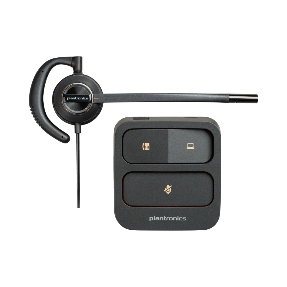 Poly 783P4AA EncorePro HW530D Monaural Over-the-Ear Headset with Noise Cancelling — Being Shipped