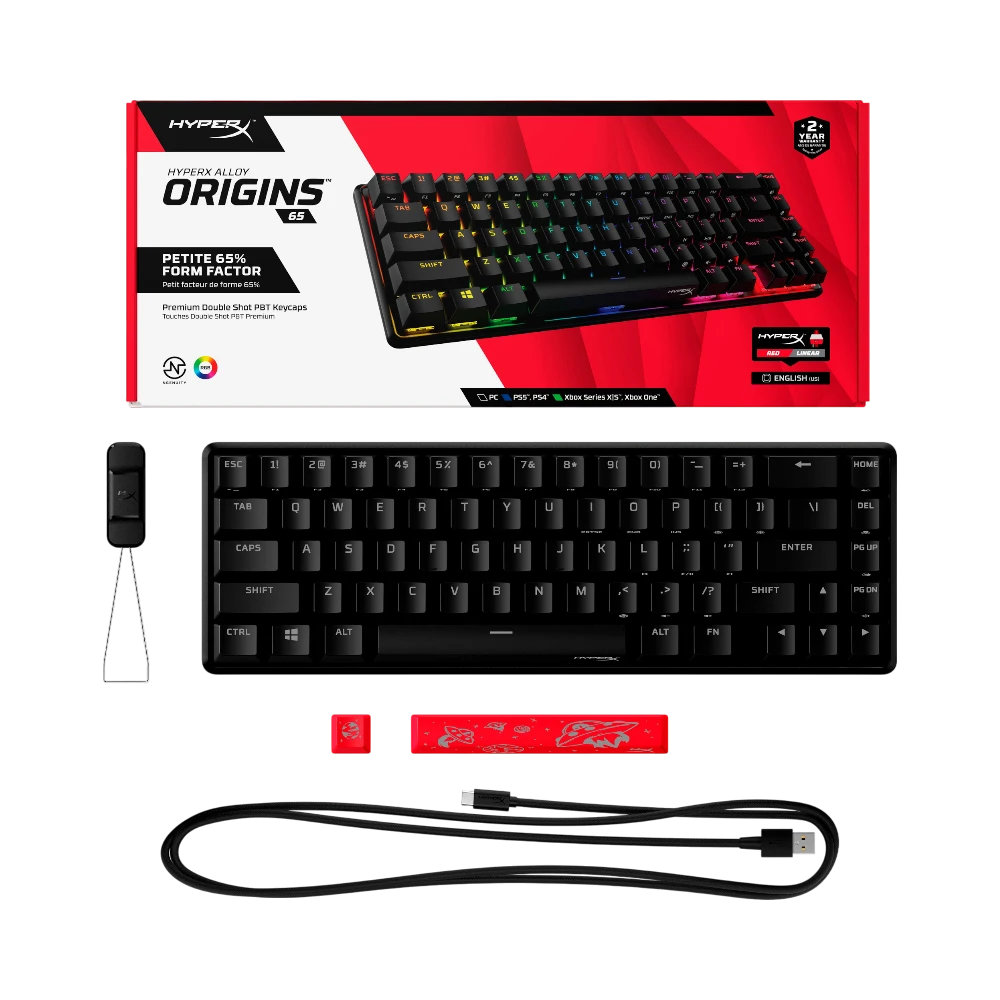 HyperX Alloy Origins 65 Mechanical Gaming Keyboard (HX Red Linear Switches) — Being Shipped