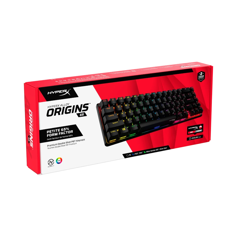 HyperX Alloy Origins 65 Mechanical Gaming Keyboard (HX Red Linear Switches) — Being Shipped