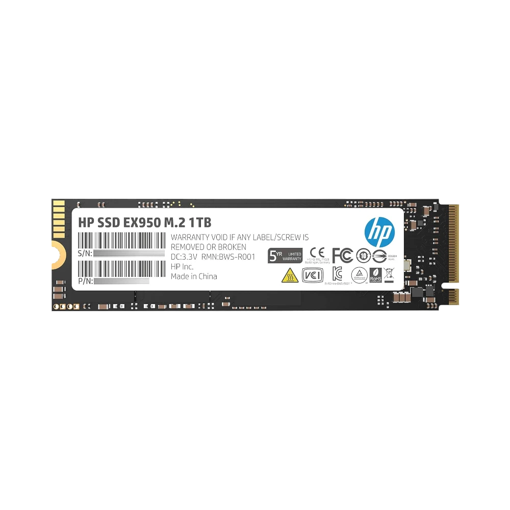 HP EX950 M.2 PCIe 3.1 x4 NVMe 3D TLC NAND 1TB Internal SSD — Being Shipped