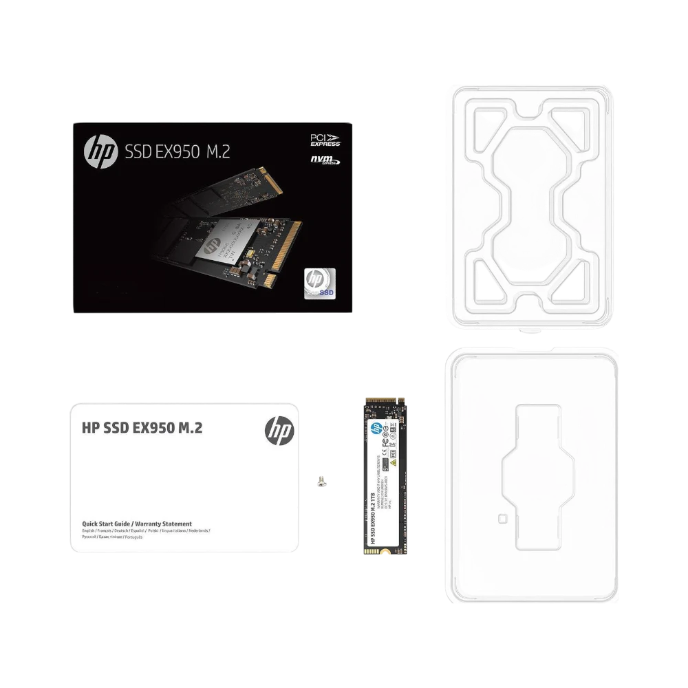 HP EX950 M.2 PCIe 3.1 x4 NVMe 3D TLC NAND 1TB Internal SSD — Being Shipped