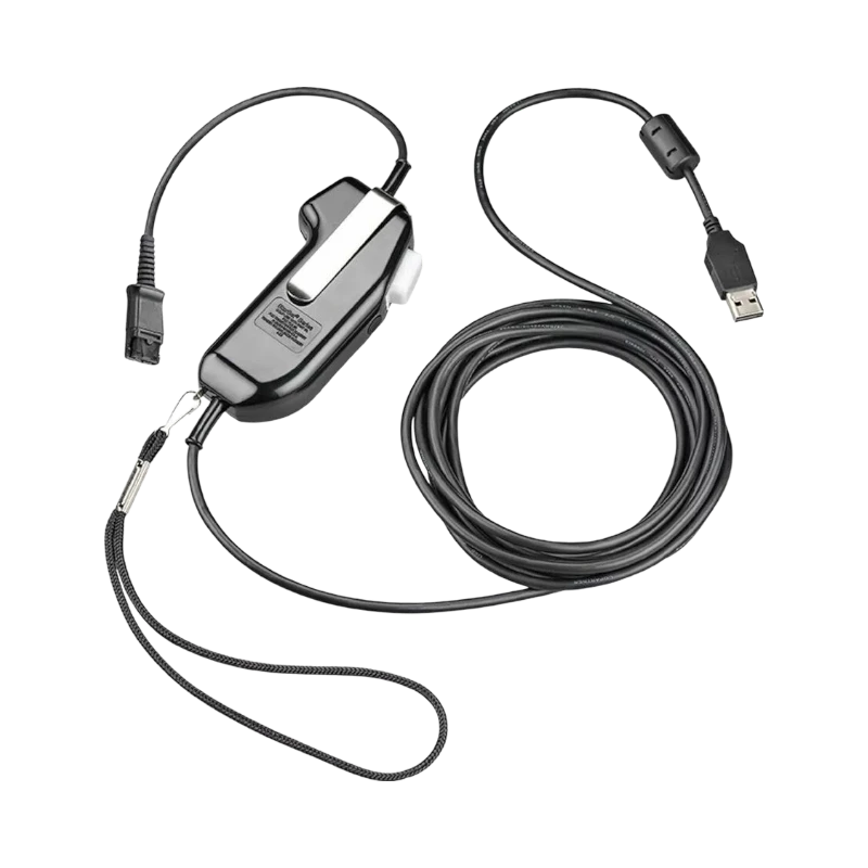 Poly SHS 2626-13 Headset/Headphone Monaural PTT Secure Voice Attachment — Being Shipped