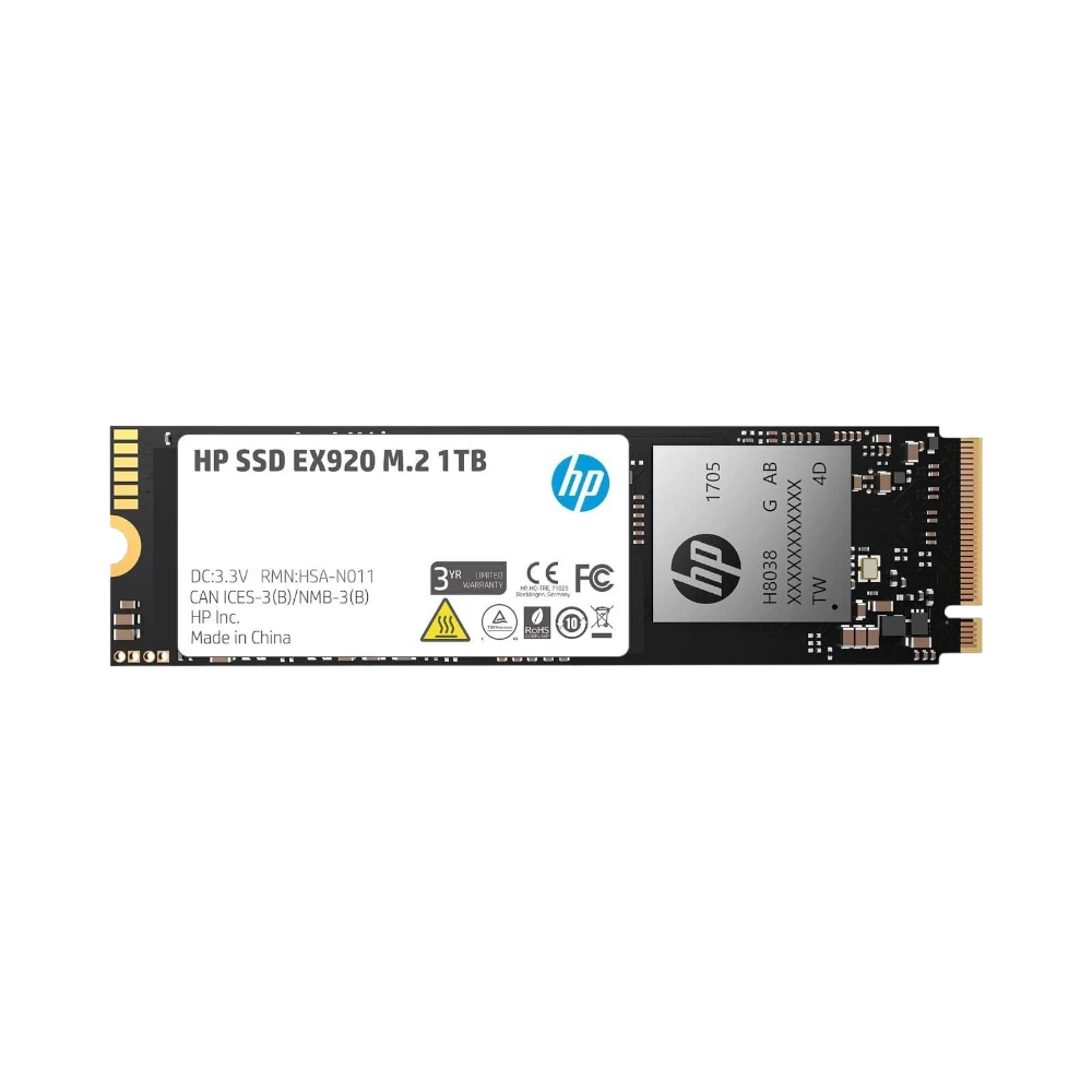 HP EX920 M.2 PCIe 3.1 X4 Nvme 3D TLC NAND 1TB Internal SSD — Being Shipped