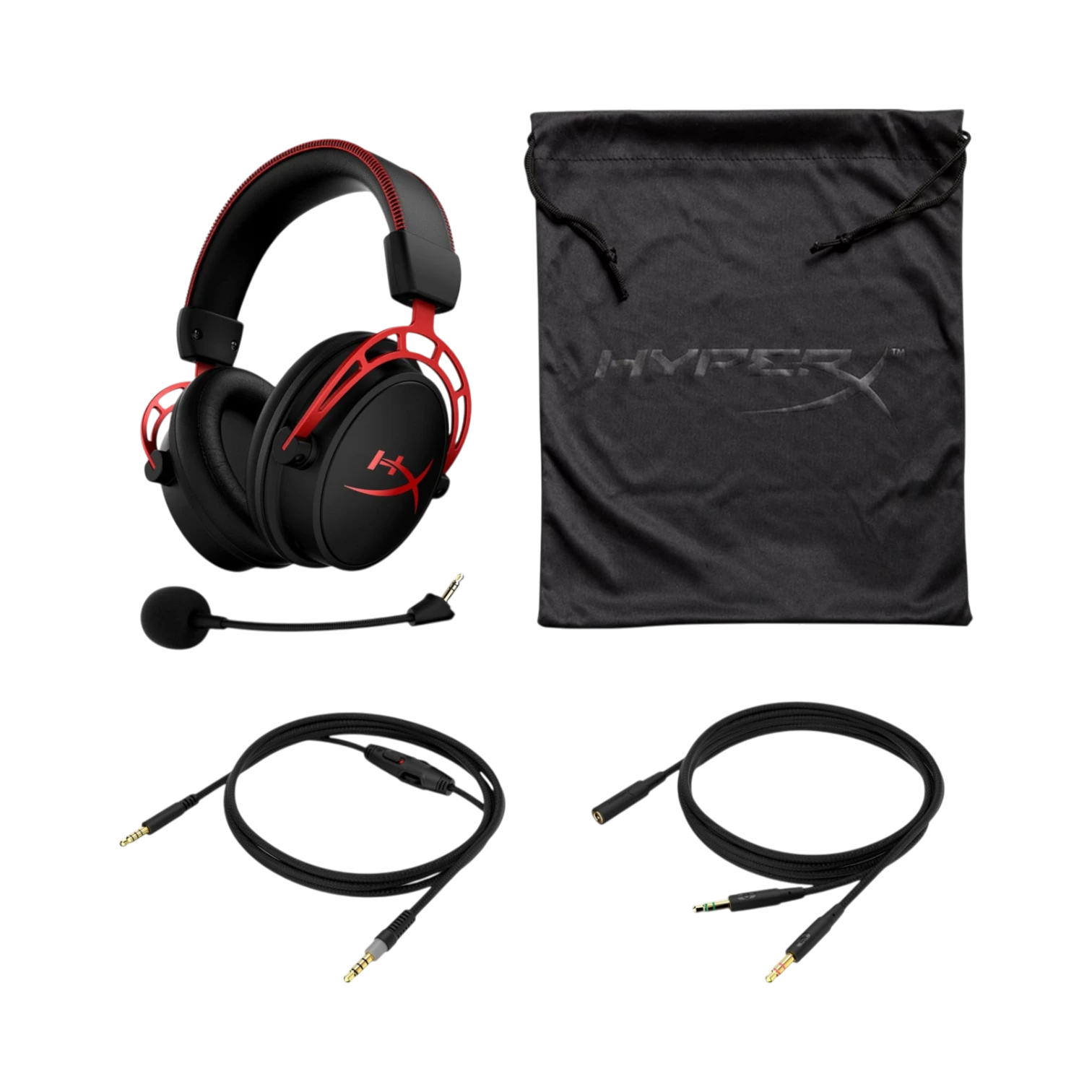 HyperX Cloud Alpha Wireless Over-Ear Gaming Headset (Black & Red) — Being Shipped