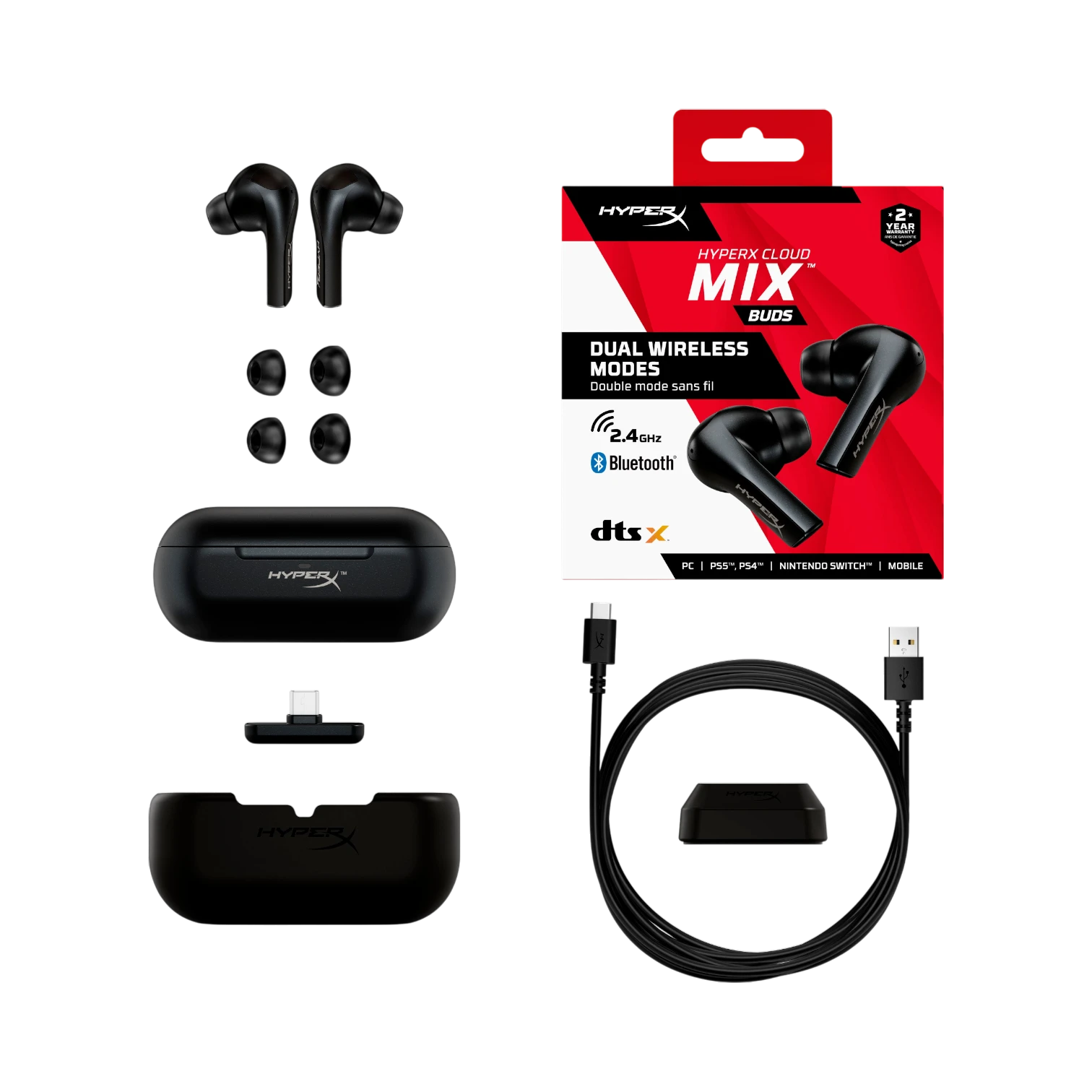 HyperX Cloud MIX True Wireless Gaming Earbuds — Being Shipped