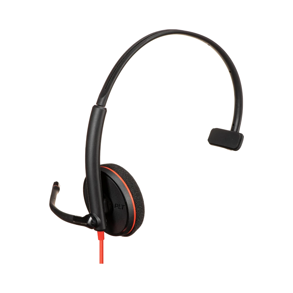 Poly Blackwire 3210 USB Type-A Corded Monaural UC Headset — Being Shipped