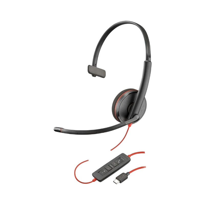 Poly Blackwire 3210 Monaural Headset — Being Shipped