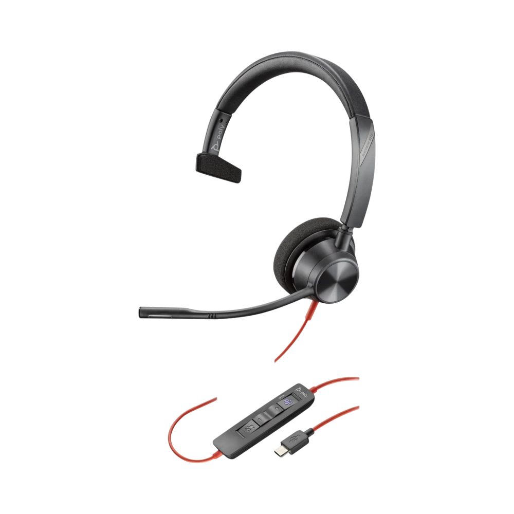 Poly Blackwire 3310 Microsoft Teams Certified Headset — Being Shipped