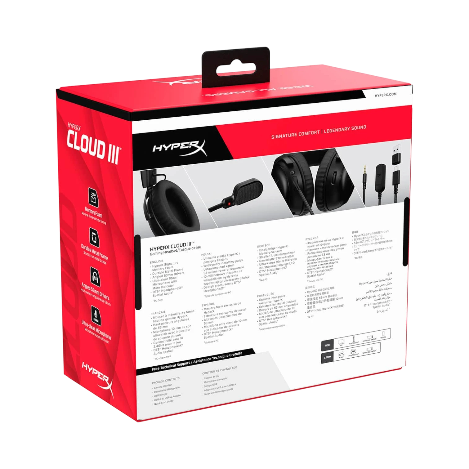 HyperX Cloud III Wired Gaming Headset — Being Shipped