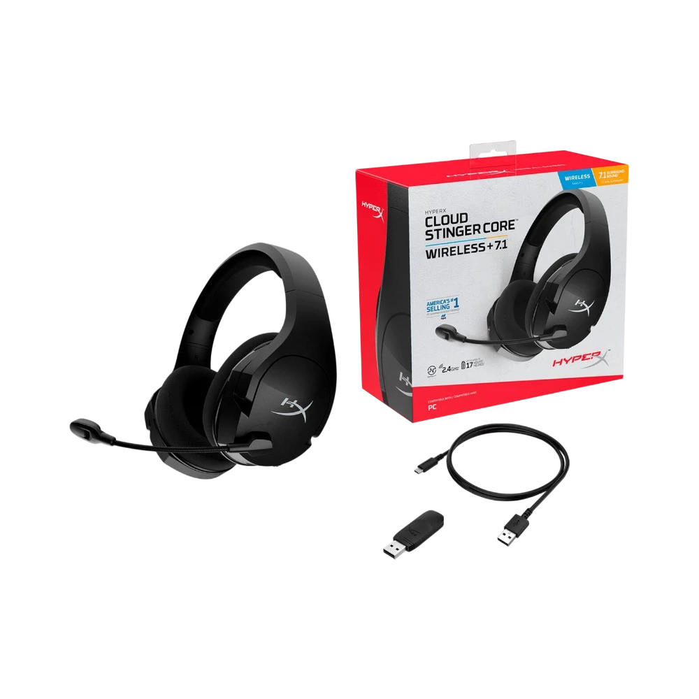 HyperX Cloud Stinger Core Wireless Gaming Headset (Black) — Being Shipped