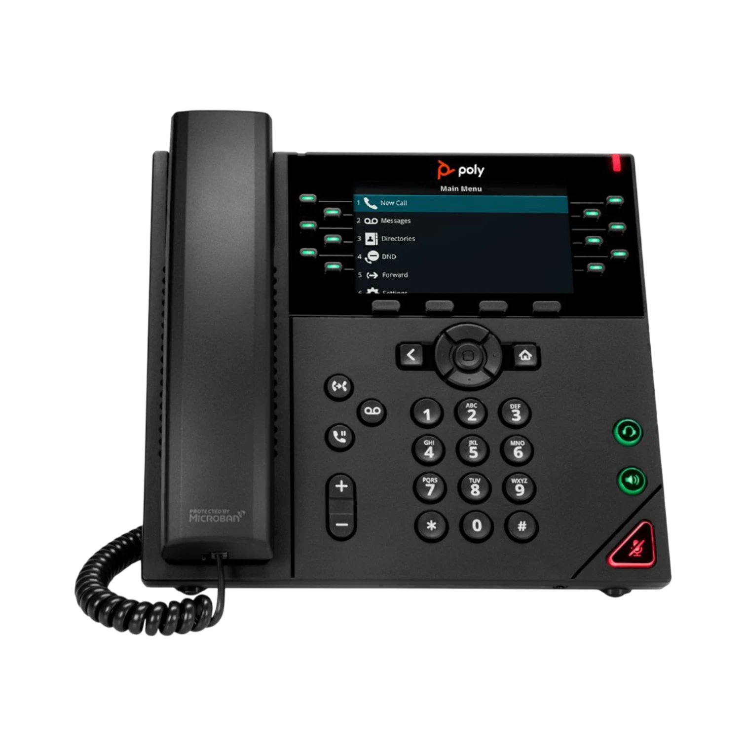 Poly VVX 450 12-Line IP Desk Phone with Power Adapter — Being Shipped