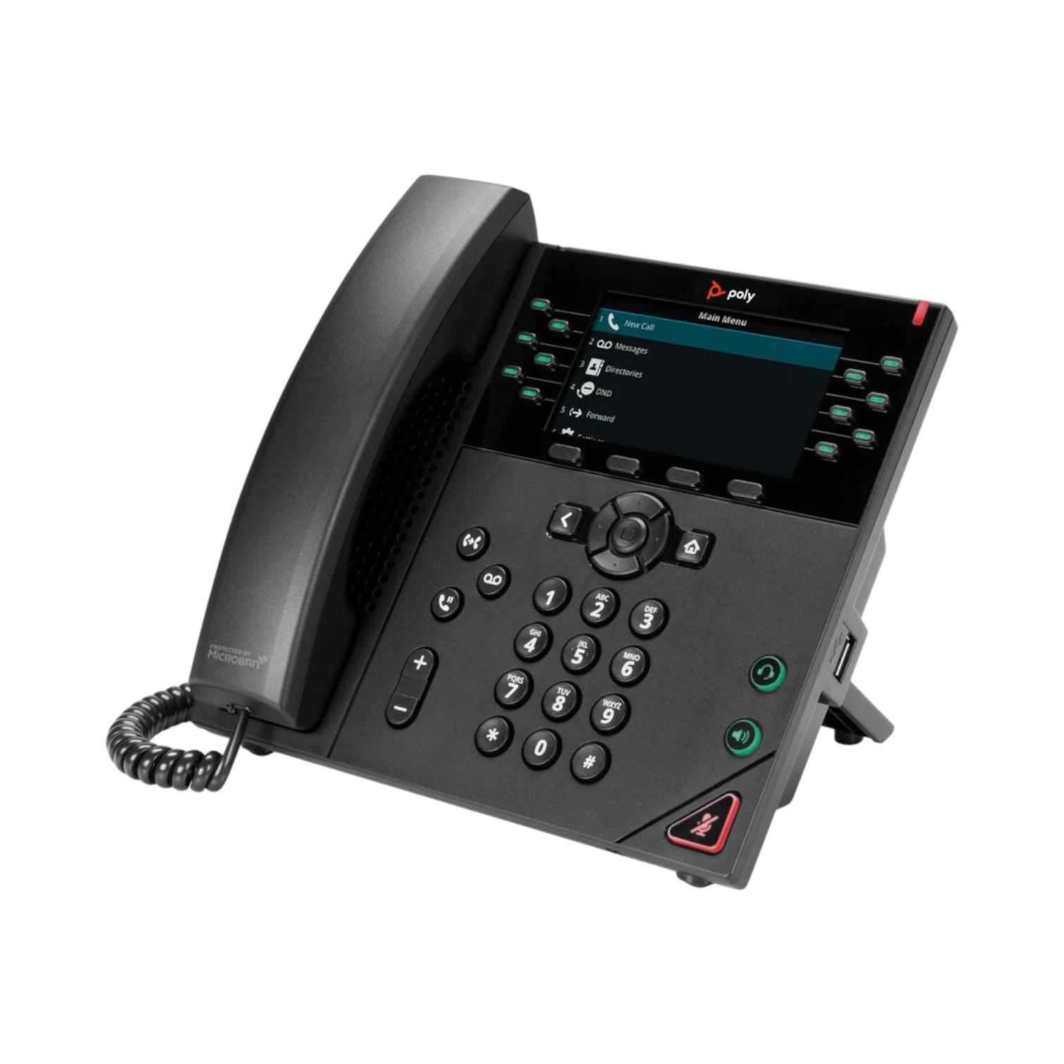 Poly VVX 450 12-Line IP Desk Phone with Power Adapter — Being Shipped