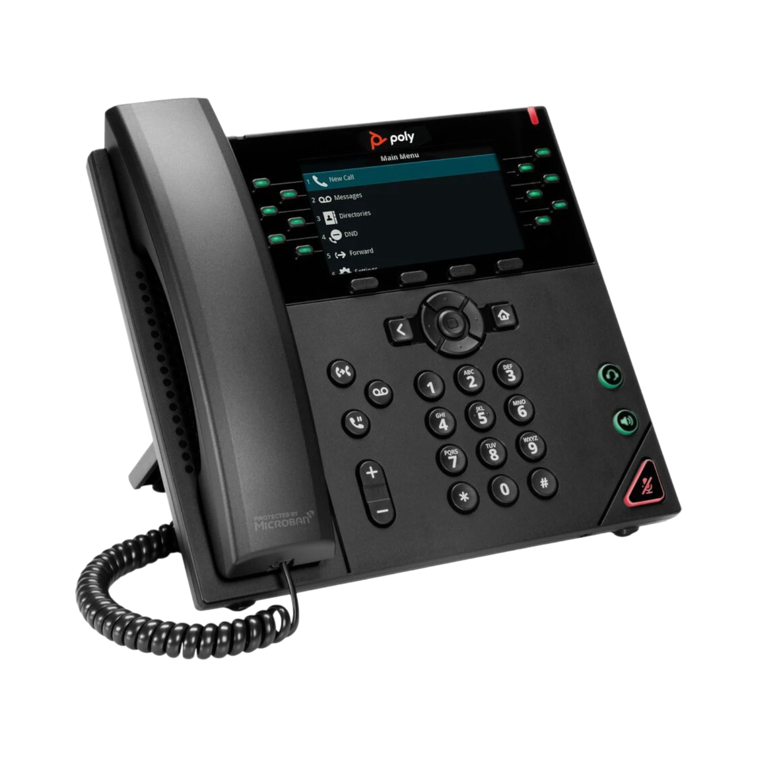 Poly VVX 450 12-Line IP Desk Phone with Power Adapter — Being Shipped