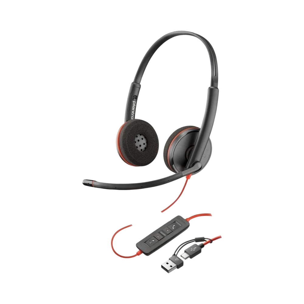 Poly Blackwire 3220 Stereo USB-C Headset — Being Shipped