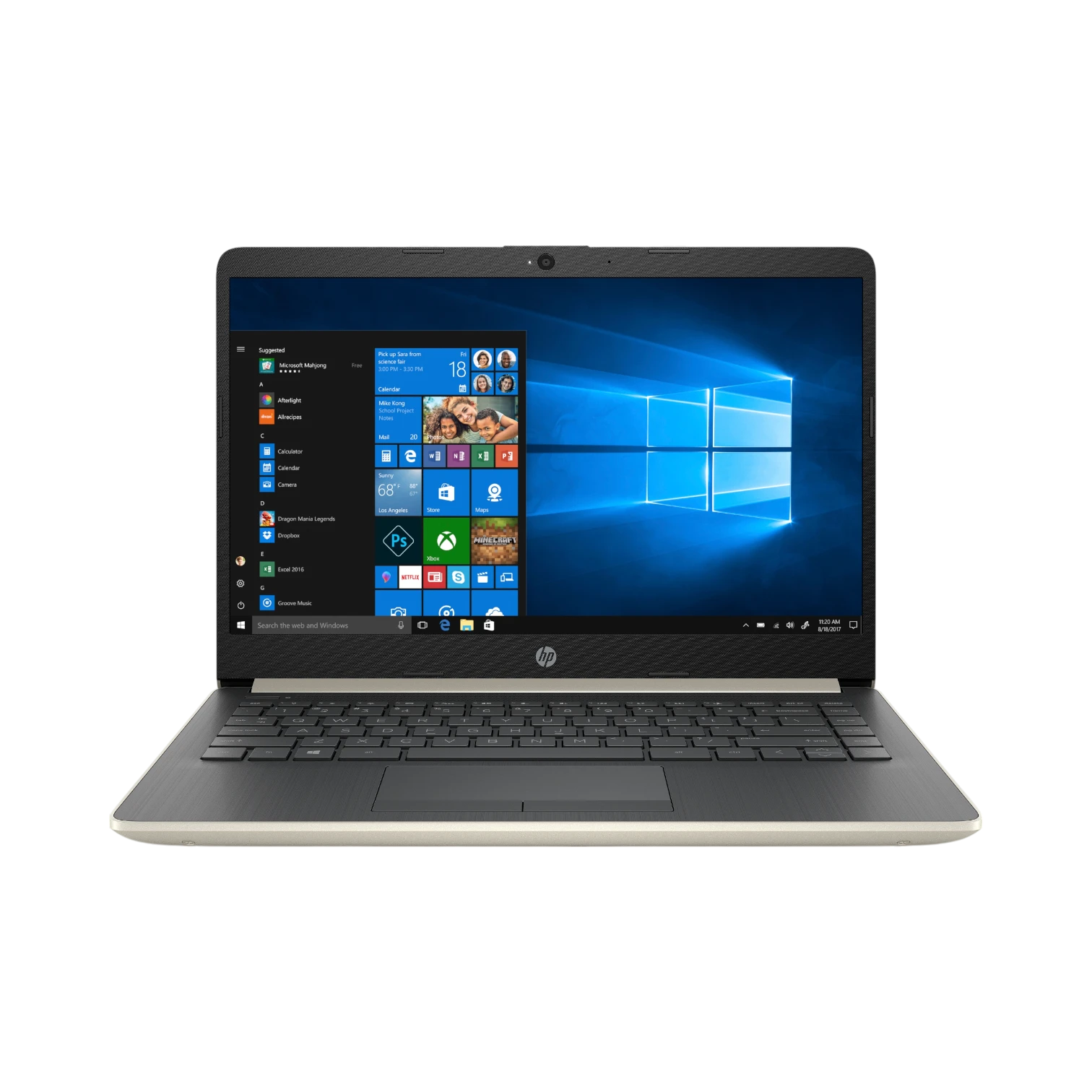 HP 14-cf0006dx 14" Laptop Intel Core i3-7100U, 4GB DDR4 RAM, 128GB SSD — Being Shipped