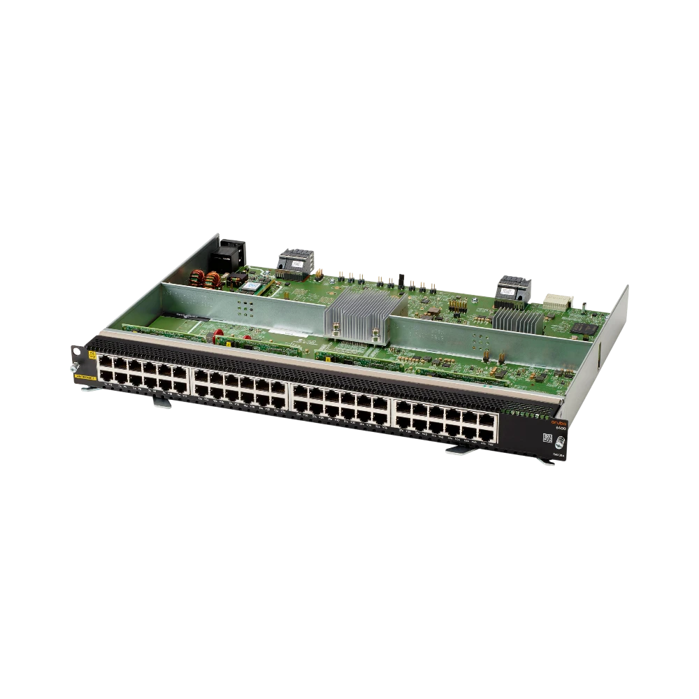 HPE Networking 48-Port PoE Class 4 Gigabit Ethernet Module for 6400 Series Switch — Being Shipped