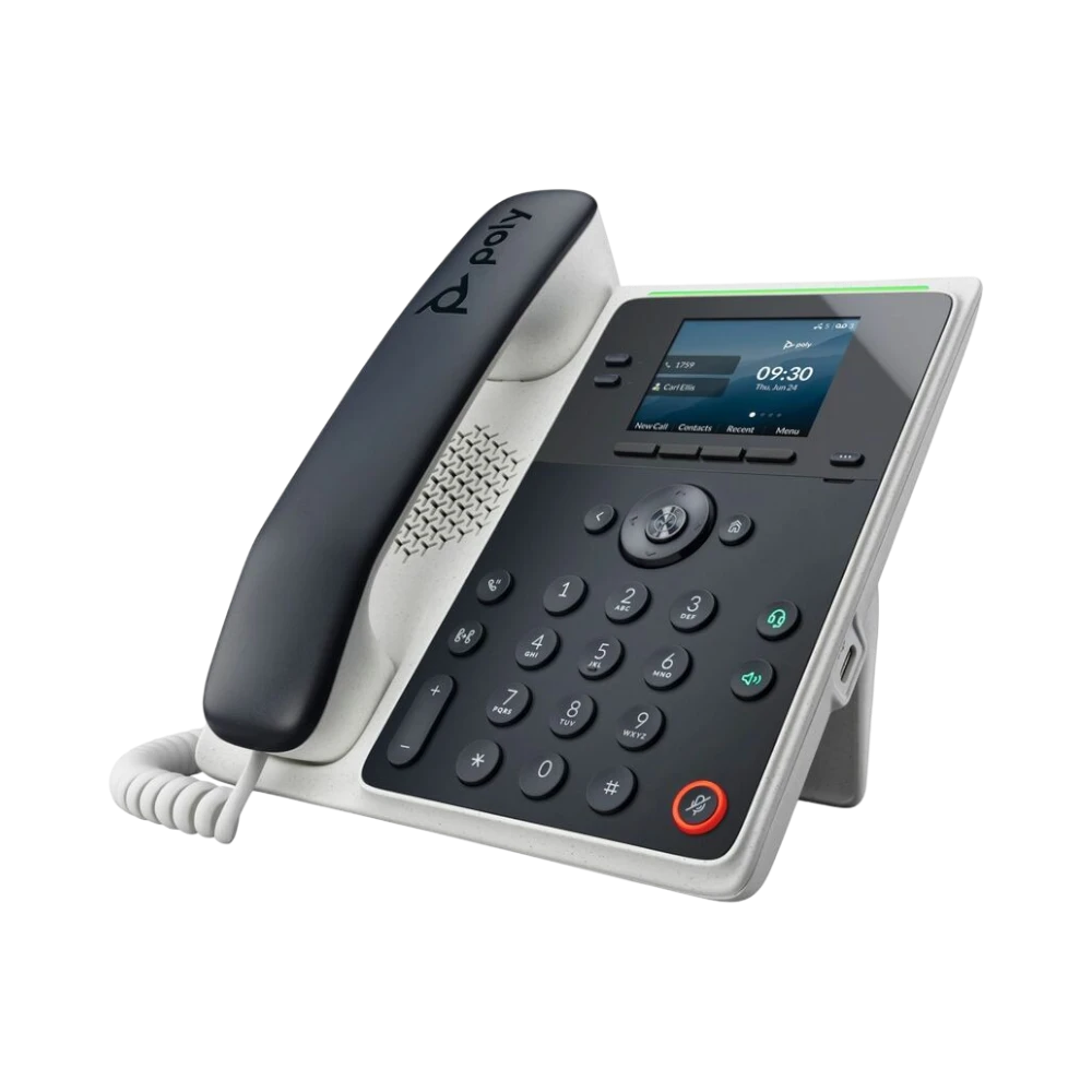 Poly Edge E100 IP Desk Phone with Power Adapter — Being Shipped