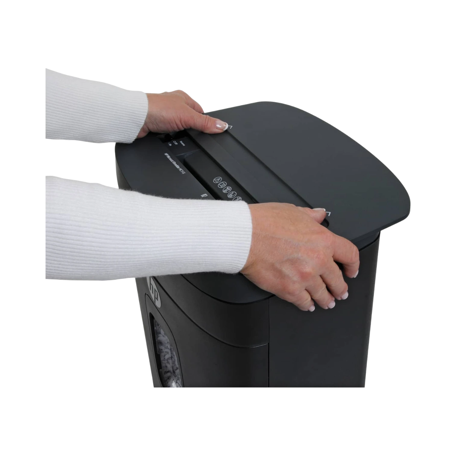 HP MC145 Micro-Cut 14-Sheet Paper Shredder (Black) — Being Shipped