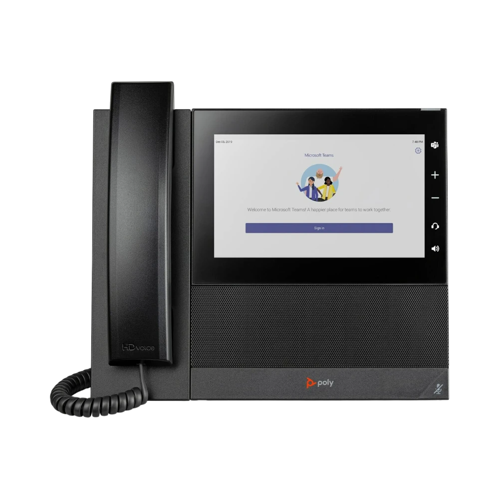 Poly CCX 600 Business Media Microsoft Teams & PoE-enabled Desk Phone — Being Shipped