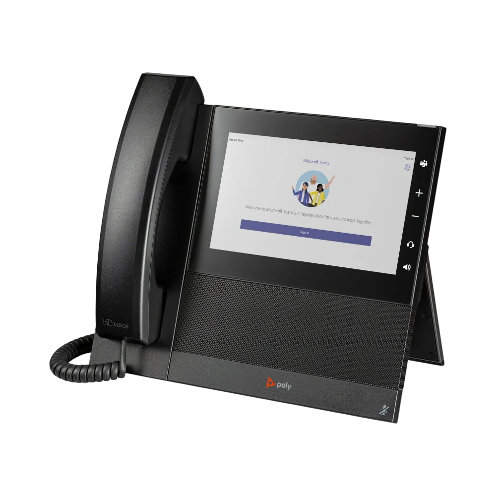 Poly CCX 600 Business Media Microsoft Teams & PoE-enabled Desk Phone — Being Shipped