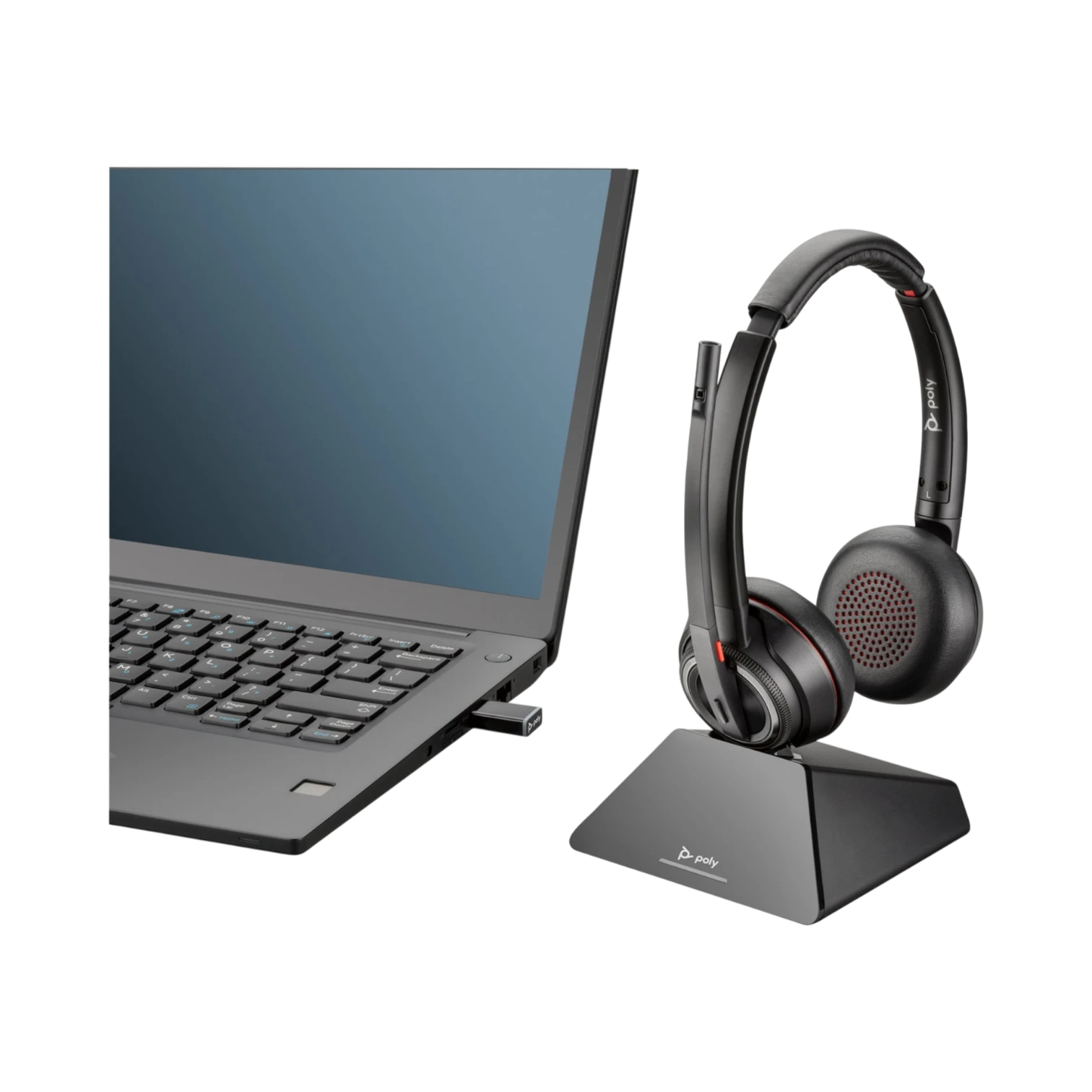 Poly Savi 8220 UC Wireless USB DECT Stereo Headset — Being Shipped