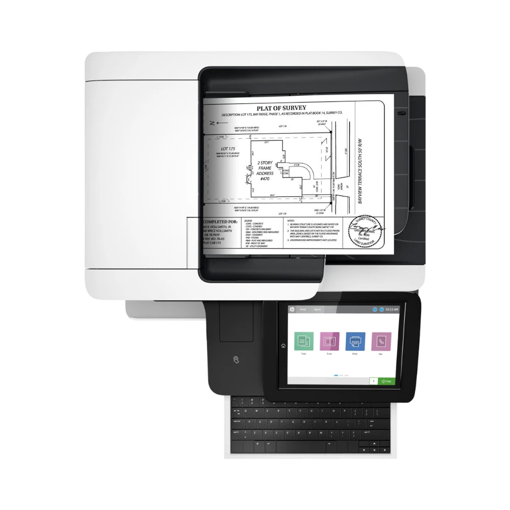 HP LaserJet Enterprise Flow MFP M528z Monochrome Printer — Being Shipped