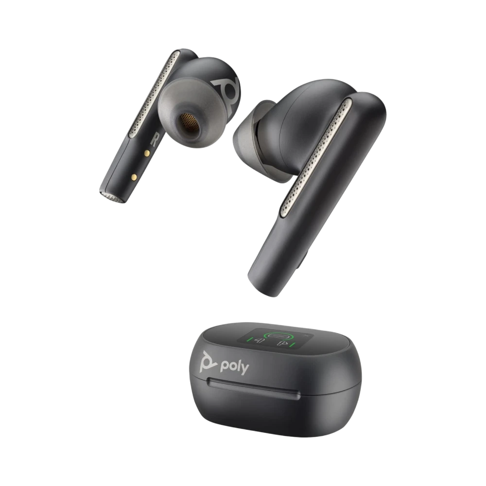 Poly Voyager Free 60+ UC Earbuds (Carbon Black) — Being Shipped