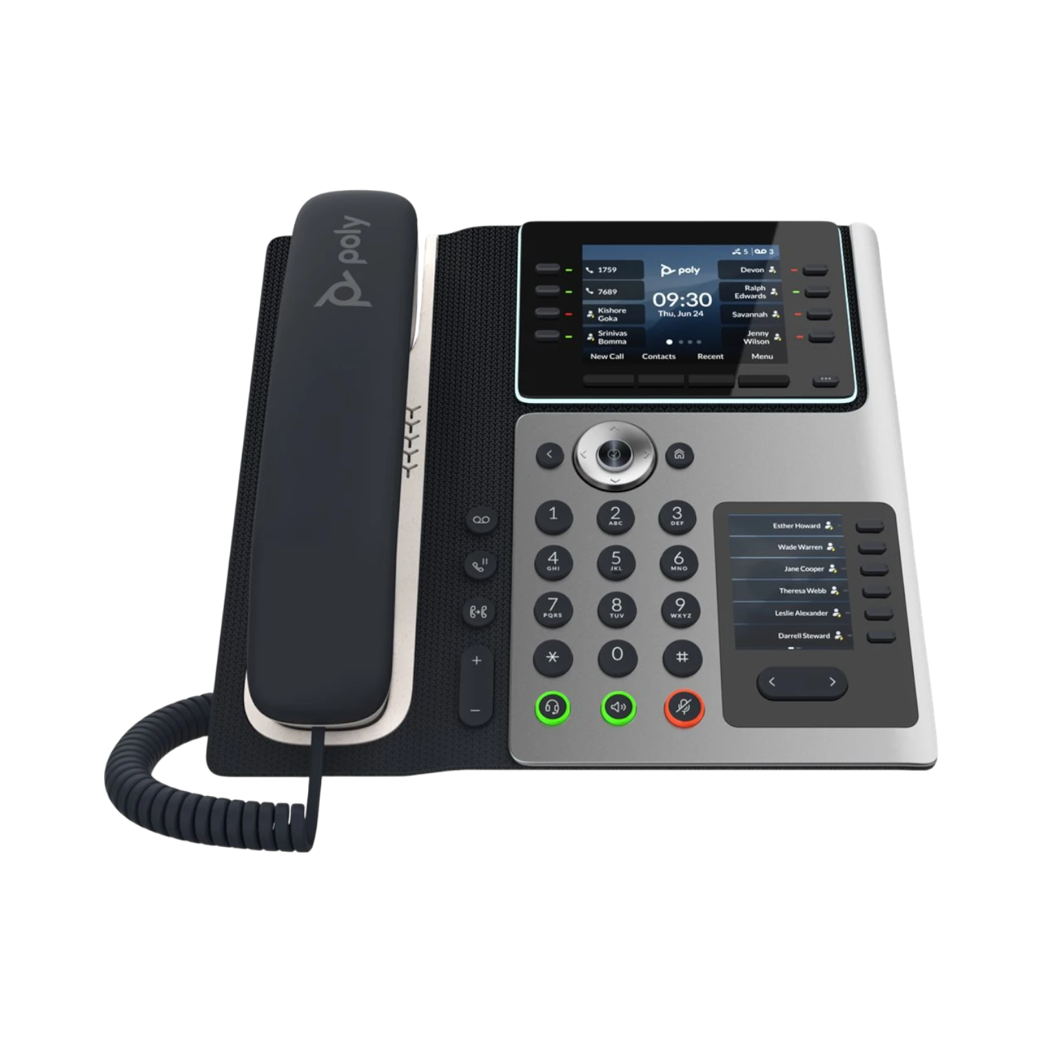 Poly Edge E450 IP Desk Phone with Power Adapter — Being Shipped