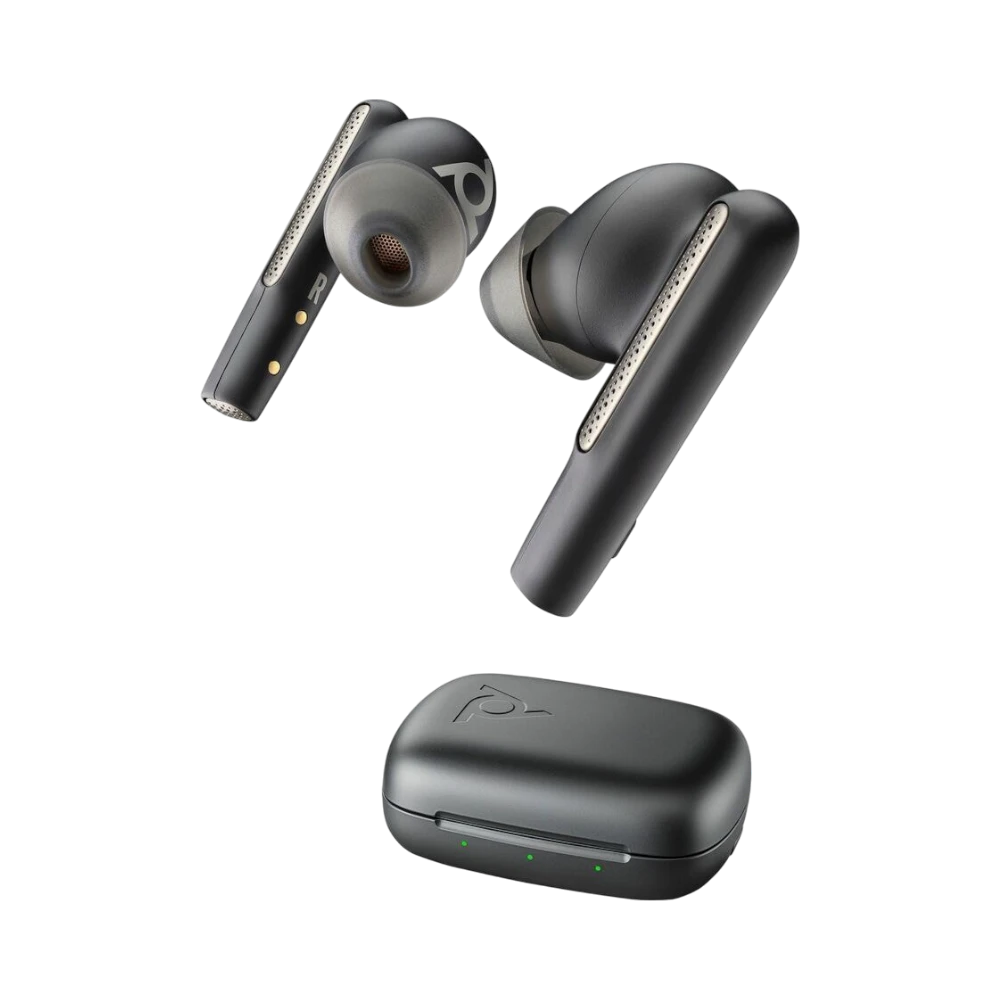 Poly Voyager Free 60 UC Earbuds (Carbon Black, Microsoft Teams Certified) — Being Shipped